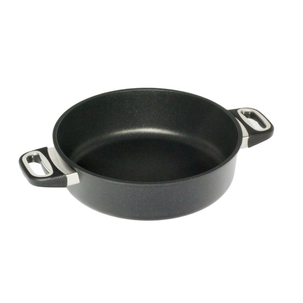 Panna ar diviem rokturiem indukcijas ø28cm h-8 cm