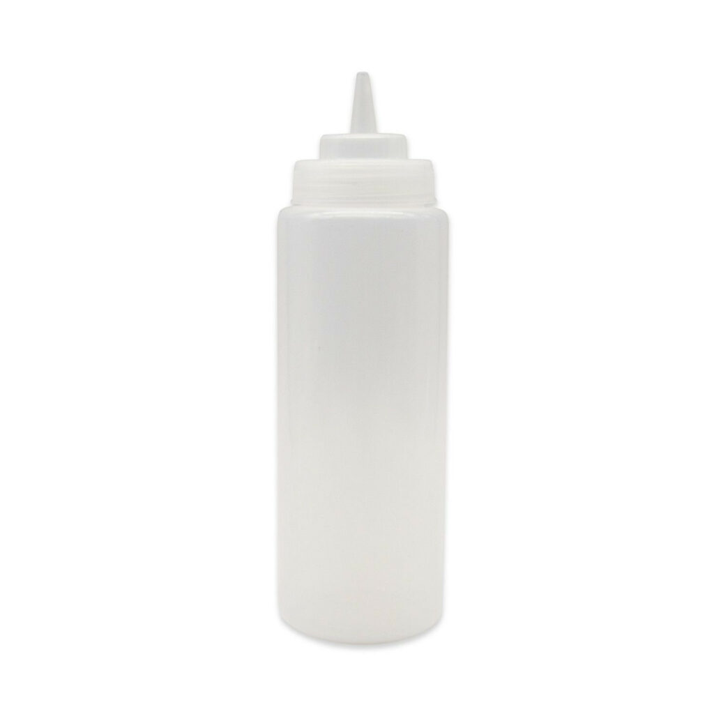 Pudele mērcei plastmasas 700ml caurspīdīga