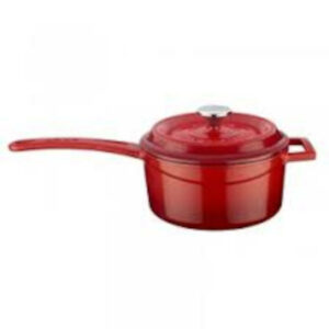 Mērču panna čuguna LAVA SAUCE ø16cm 1.35L sarkana indukcijas