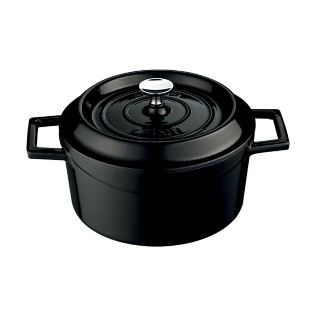 Katls čuguna LAVA ø24cm 4.49L melns indukcijas