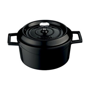 Katls čuguna LAVA ø24cm 4.49L melns indukcijas