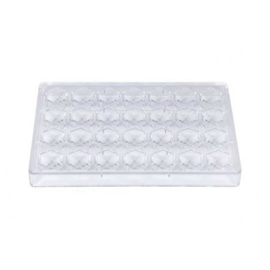 Šokolādes forma polikarbonāta 27x31 h-18mm 28x9.5g MODERN BON