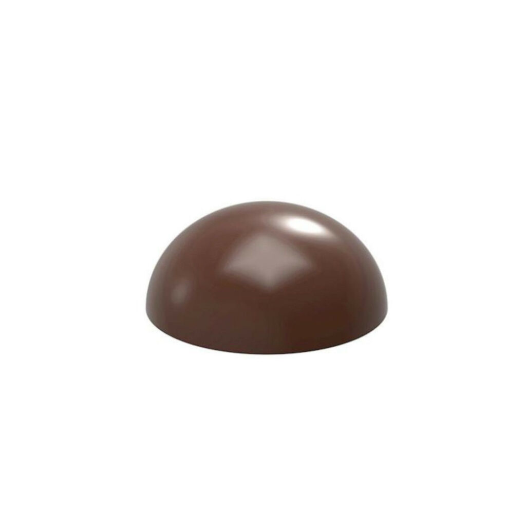 Šokolādes forma polikarbonāta ø25 h-12.5mm 28x5g SEMISPHERE