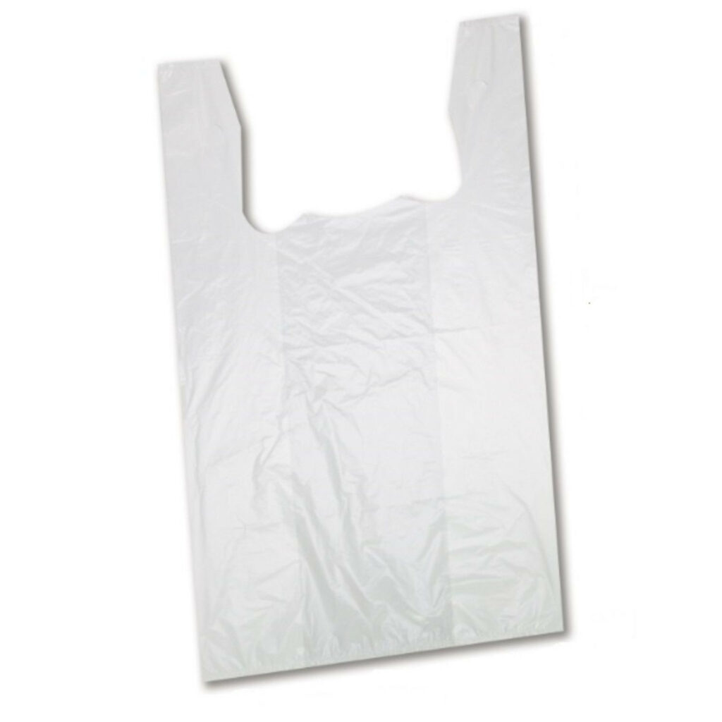 Maisiņi 10kg 40+20x60cm balti 100gab [10]