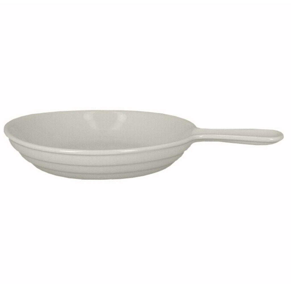 Panna servēšanai CHEFS FUSION ø12cm balta