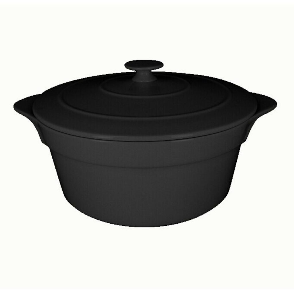 Katls ar vāku CHEFS FUSION ø28cm melns