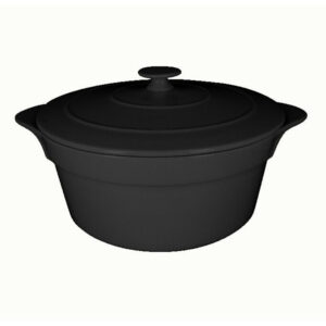 Katls ar vāku CHEFS FUSION ø28cm melns