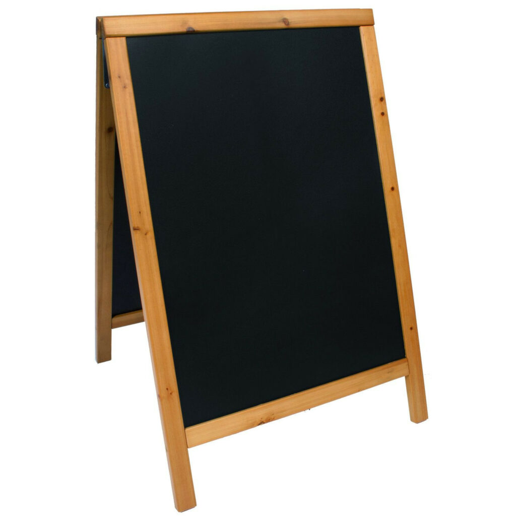 Tāfele priedes koka dubulta 55x85cm brūnā rāmī
