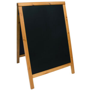 Tāfele priedes koka dubulta 55x85cm brūnā rāmī
