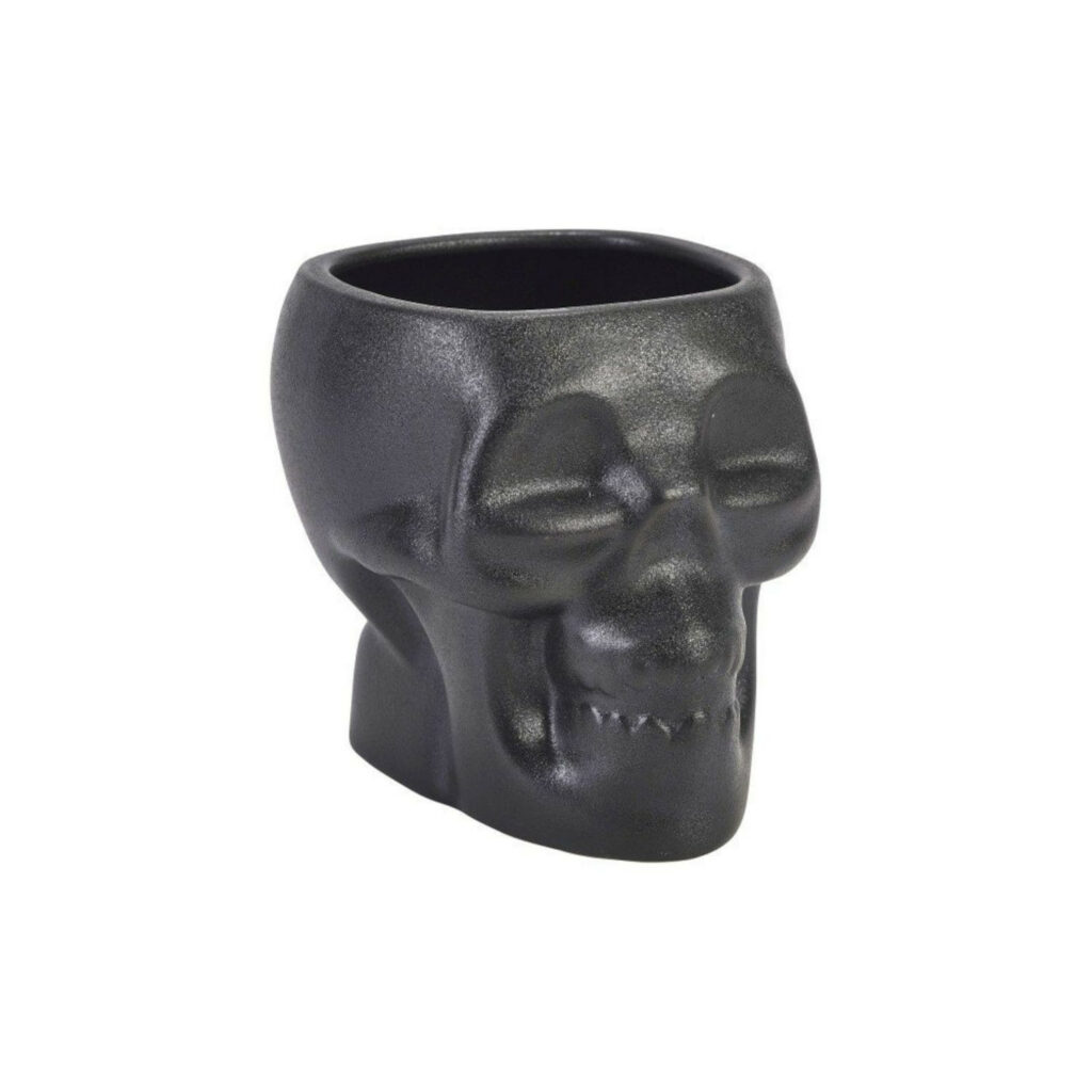 Glāze TIKI SKULL 800ml melna