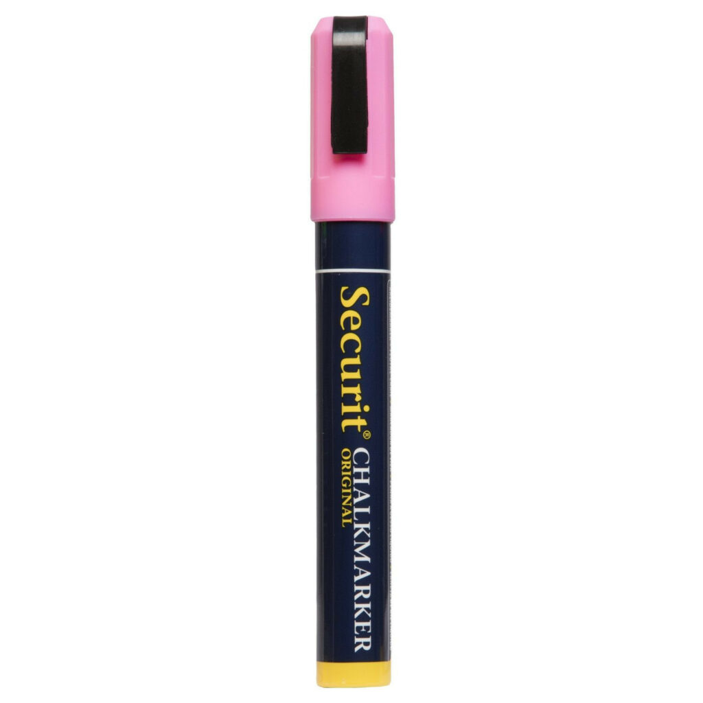 Marķieris krīta tāfelēm 2-6mm rozā