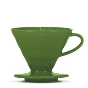 Hario V60-02 keramikas filtrs zaļš
