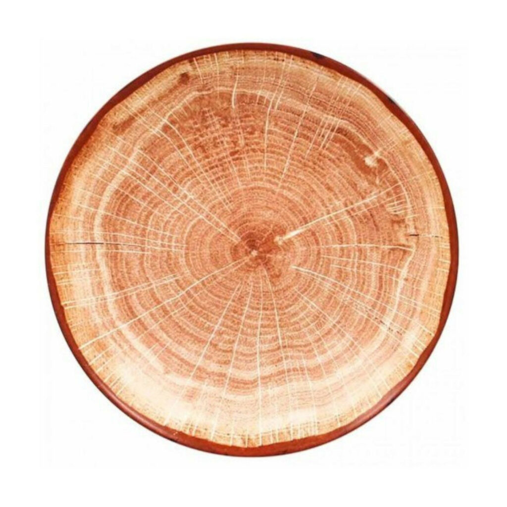 Šķīvis ø 27cm WOODART brūns