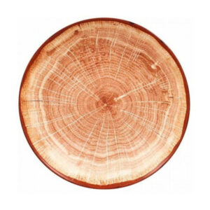 Šķīvis ø 27cm WOODART brūns