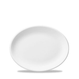 Šķīvis ovāls 28cm balts