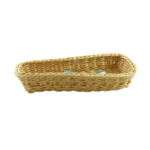 Groziņš galda piederumiem plastmasas 27x10cm h-4.5cm bēšs