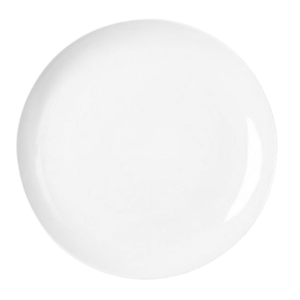 OLIVIA ROLLED RIM DESERTA ŠĶĪVIS 20CM, PORCELĀNS, Wilmax