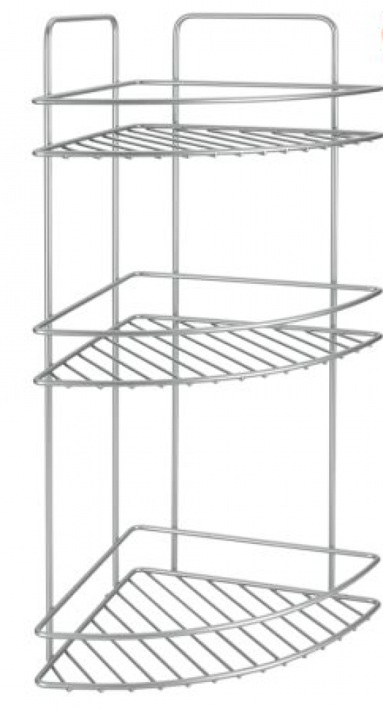 REFLEX STŪRA PLAUKTS 23x23x53CM, 3-STĀVU, NER.TĒR., POLYTHERM PĀRKL., Metaltex