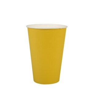 EKO PAPĪRA GLĀZES 200ML 20GAB, DZELTENAS 0.102kg/iep, Pap Star