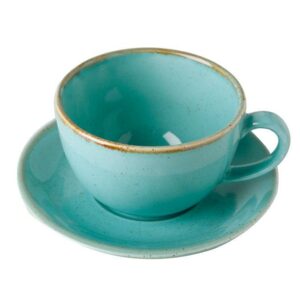 SEASONS TURQUOISE tase ar apakštasi 320ml, Porland