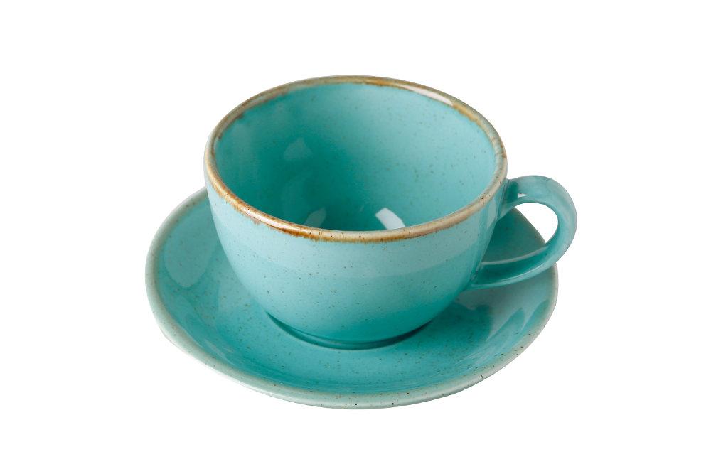 SEASONS TURQUOISE tase ar apakštasi 320ml, Porland