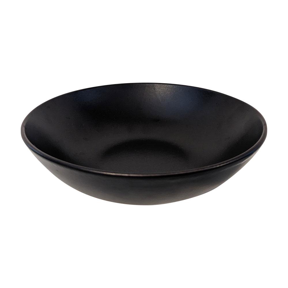 ALFA ZUPAS ŠĶĪVIS MELNS MATĒTS 22CM, Keramika