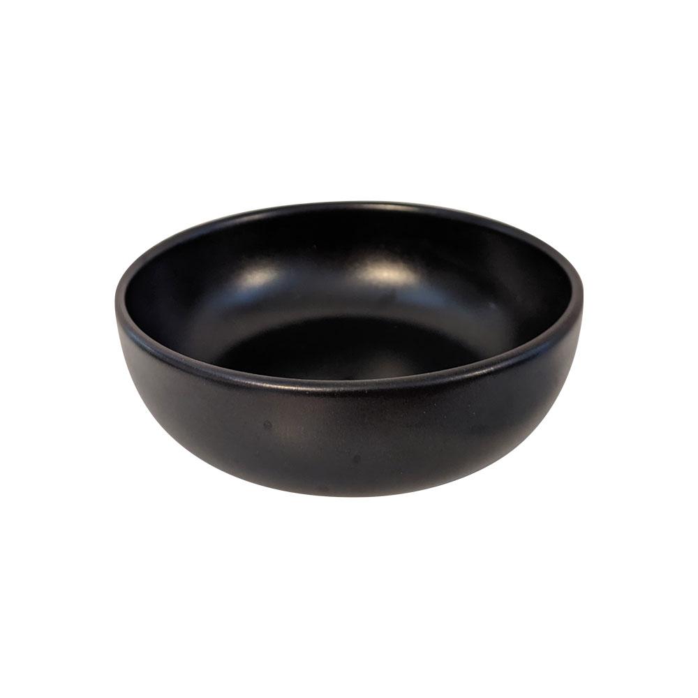 KERA BĻODA MELNA MATĒTA 15CM, Keramika