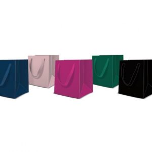 DĀVANU MAISIŅŠ PREMIUM, SMALL 10x12x6.5CM, MONOCOLOR MIX, Paw Decor Collection
