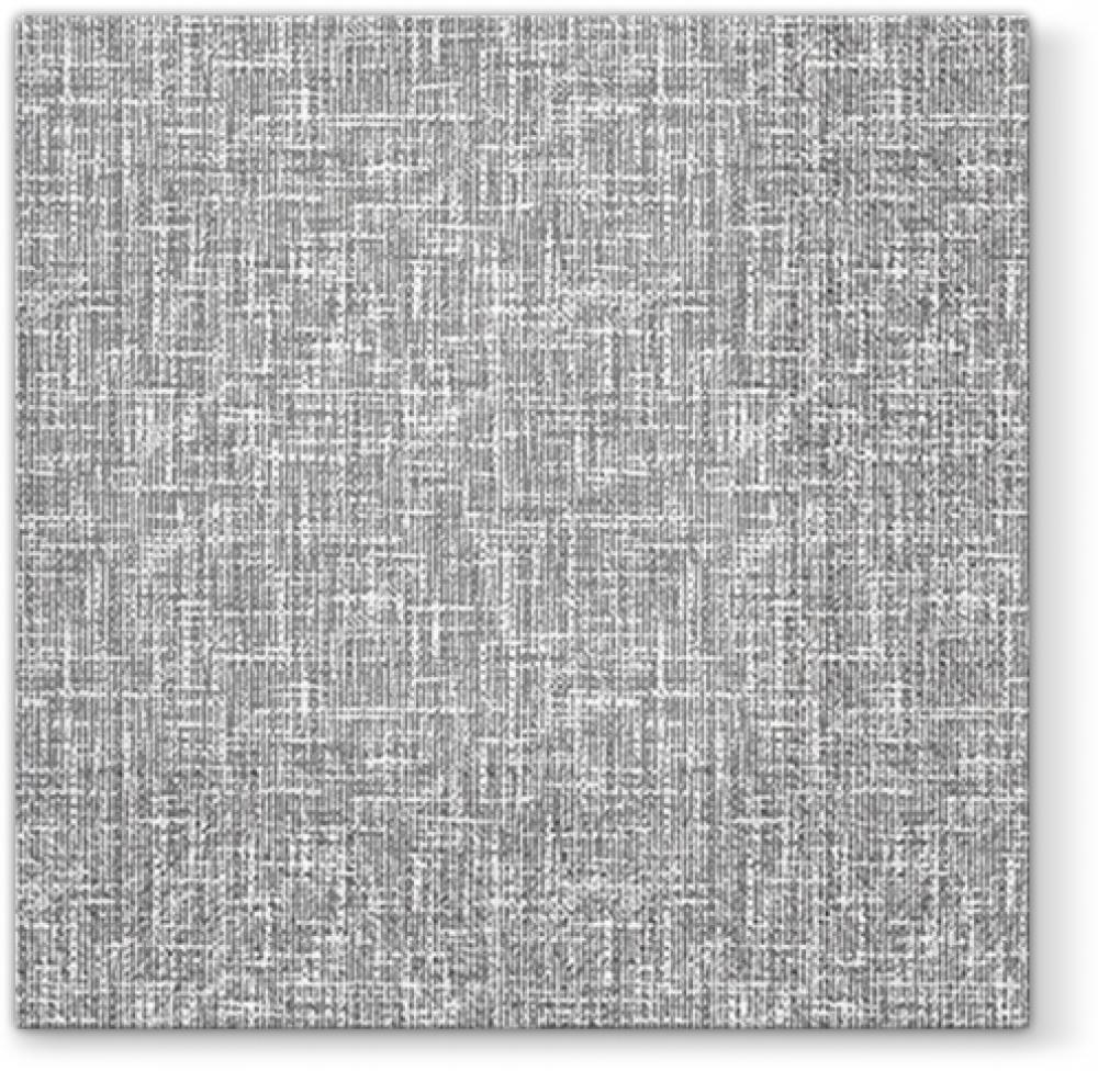 SALVETES 33x33CM, LINEN STRUCTURE GREY, Paw Decor Collection