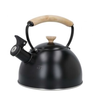 LA CAFETIÈRE TĒJKANNA AR SVILPI 1.6L, MELNA, KOKA ROKTURIS, N/T, La Cafetiere