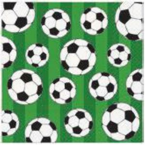 SALVETES 33x33CM, SOCCER BALL, Paw Decor Collection