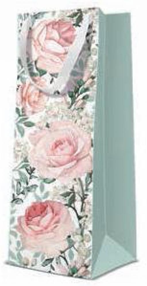 DĀVANU MAISIŅŠ PUDELEI 12x37x10CM, GORGEOUS ROSES, Paw Decor Collection