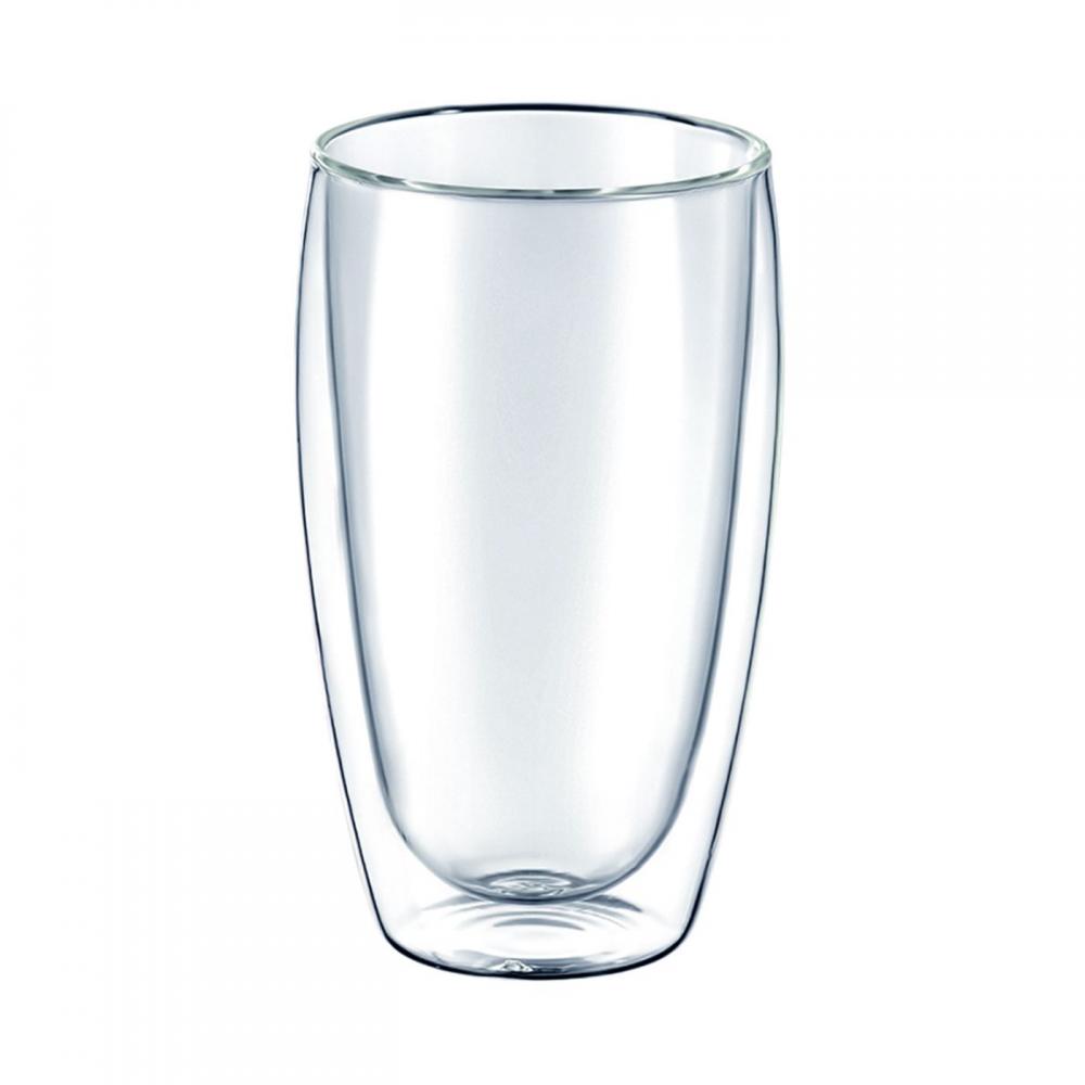 MIA LATTE GLĀŽU KOMPL.2GAB., 450ML, DUBULTSIENU, STIKLS, Ambition