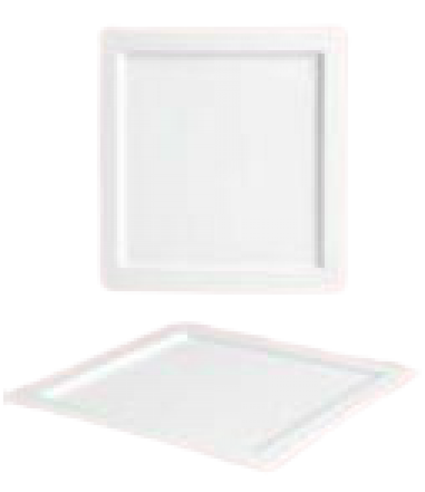 SIMPLE PLUS ŠĶĪVIS 27x27CM KVADRĀTVEIDA AR MALIŅU (06X04N), Leela Baralee