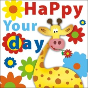 SALVETES 33x33CM, HAPPY DAY, Paw Decor Collection