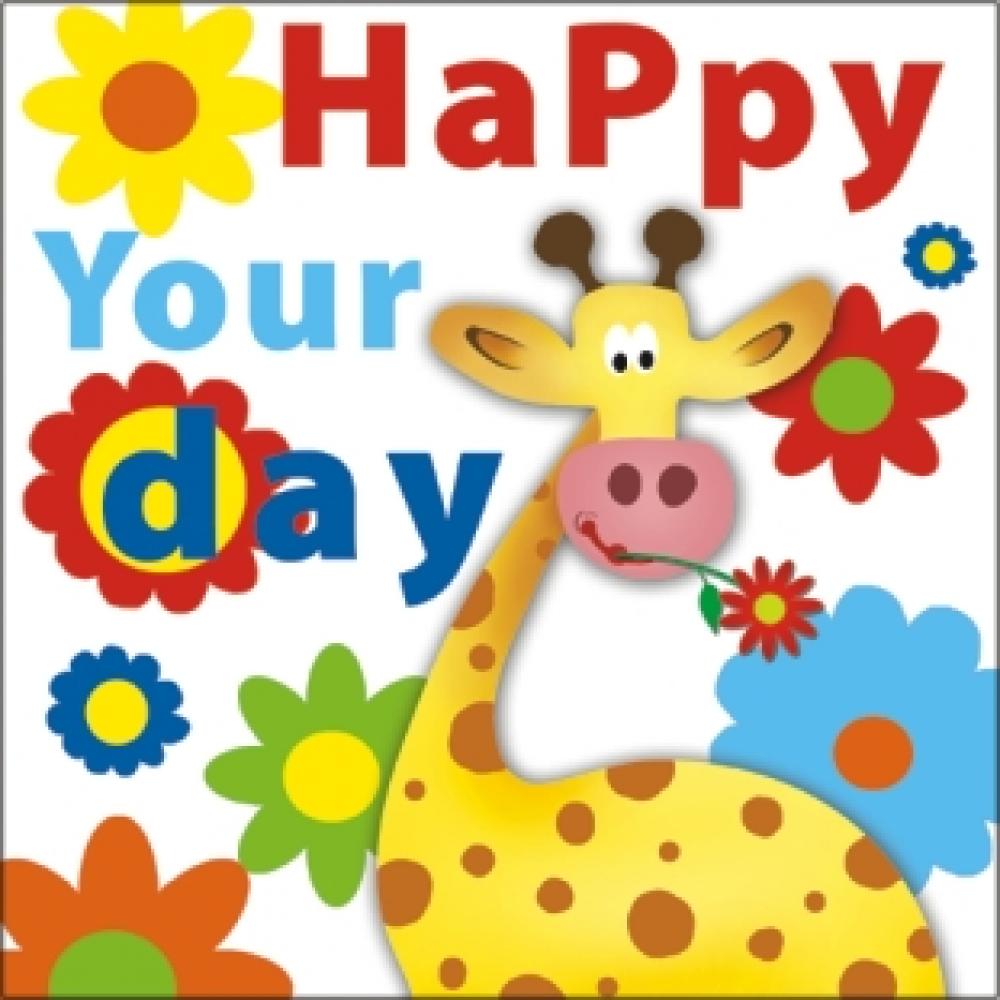 SALVETES 33x33CM, HAPPY DAY, Paw Decor Collection