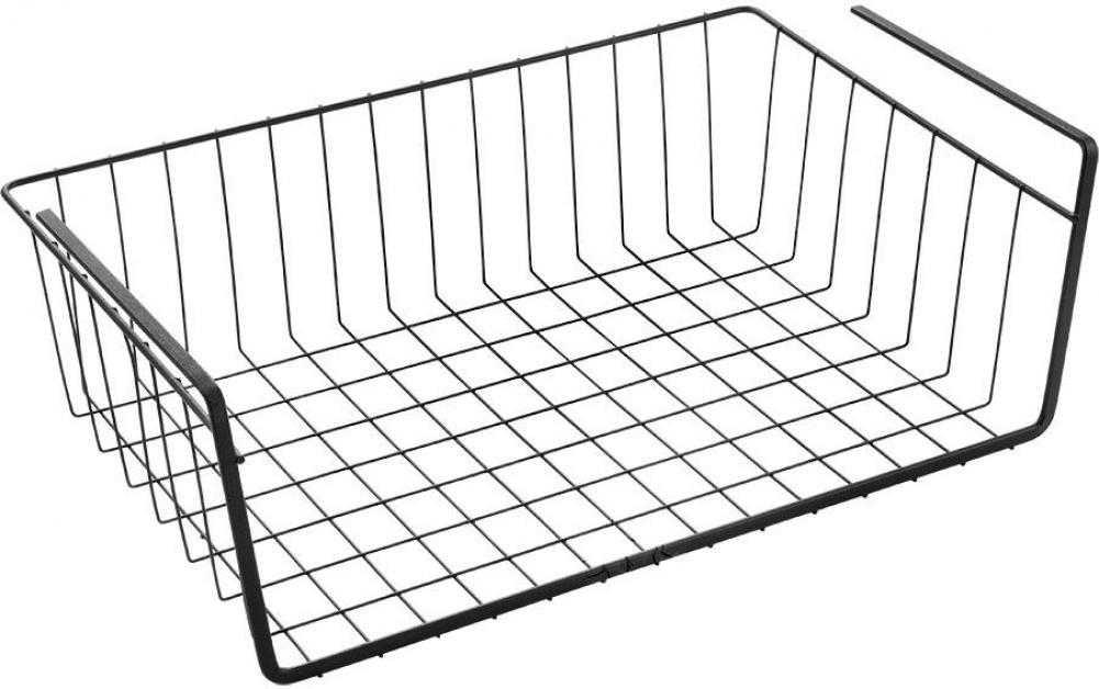 LAVA KANGURO-40 ZEM PLAUKTA LIEKAMS GROZS 40x26x14CM, MELNS, NER.TĒR., Metaltex