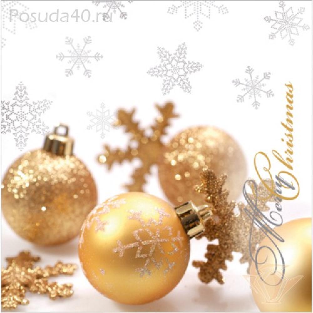 SALVETES 33x33CM, GLITTERING CHRISTMAS, Paw Decor Collection