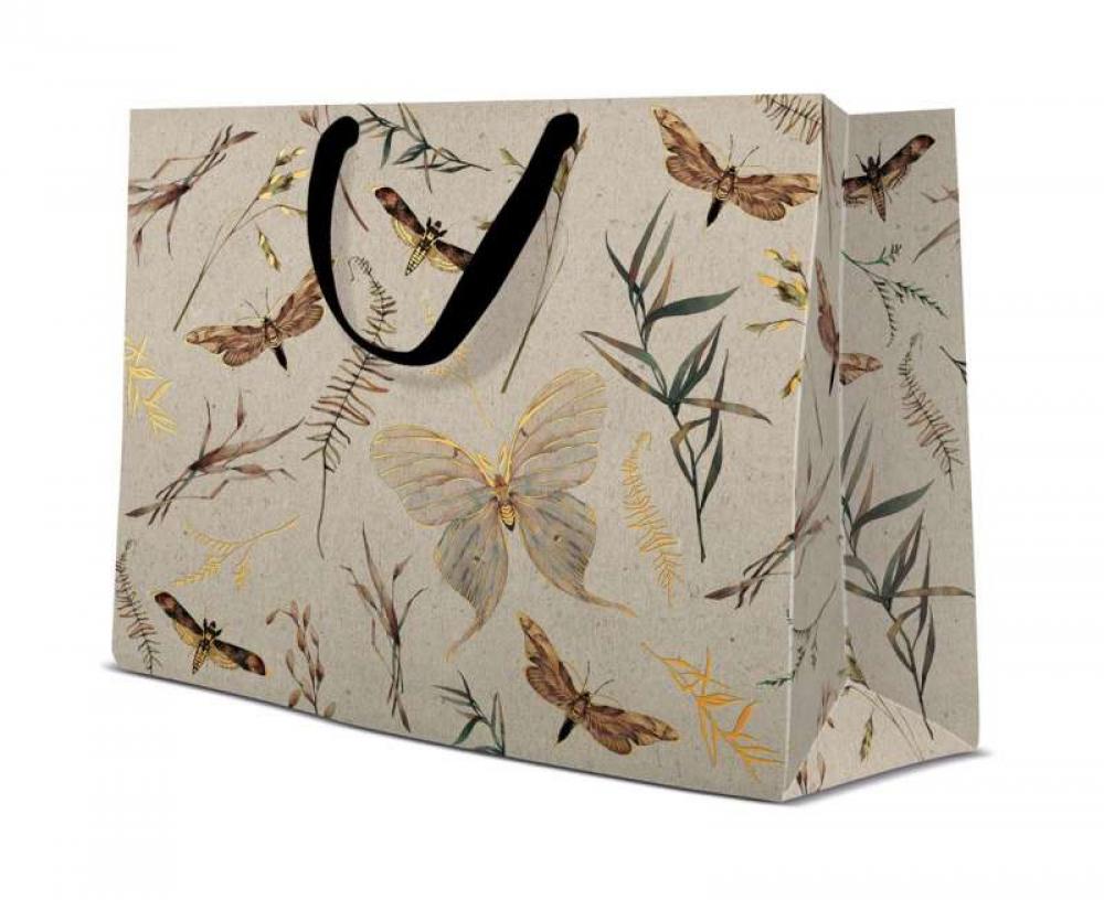 DĀVANU MAISIŅŠ HORIZONTAL 33.5x26.5x13CM, MOTHS, Paw Decor Collection